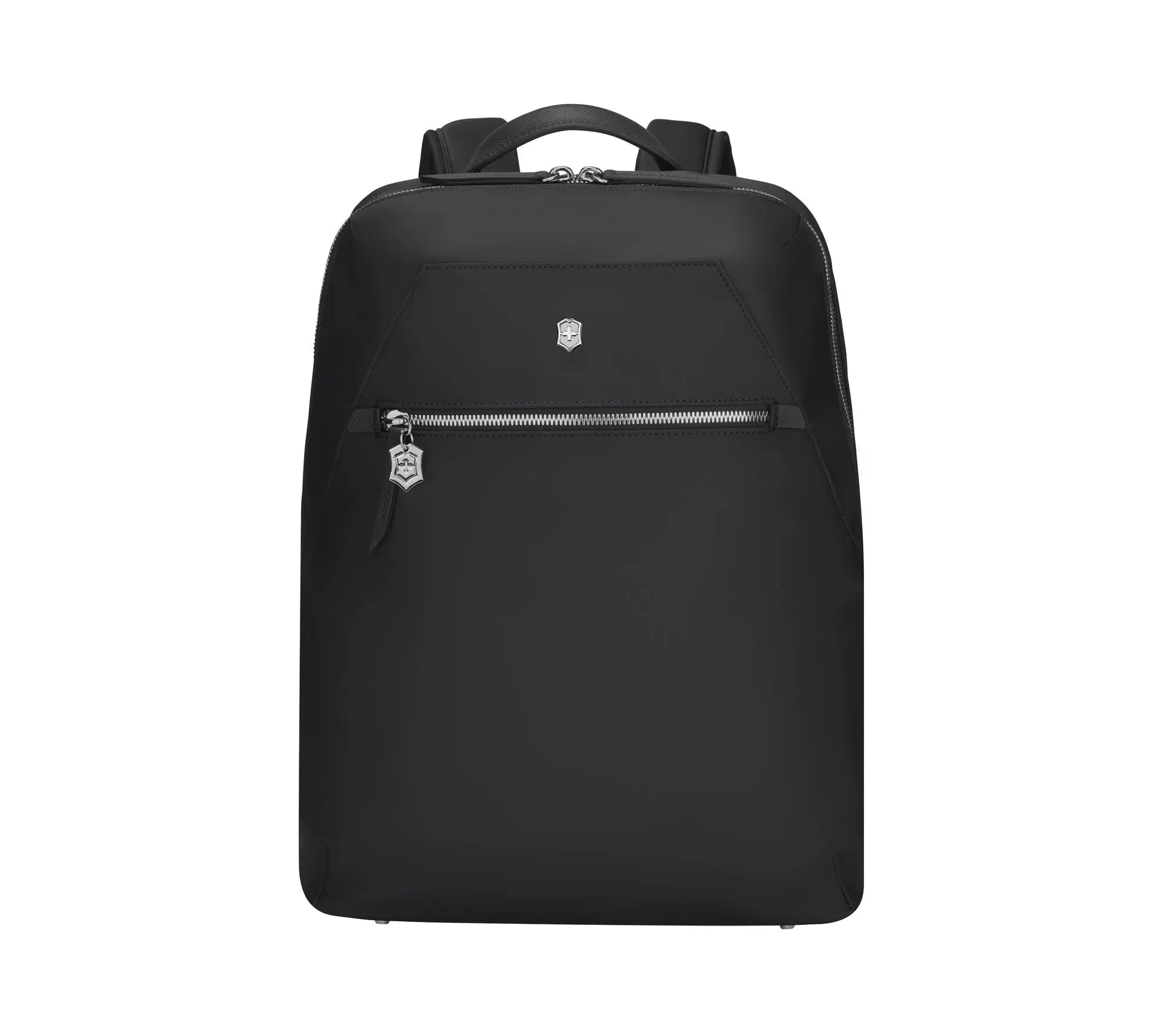 Victoria Signature Compact Backpack 14 Inch Laptop Backpack for Women & Men - Lightweight Travel Daypack, Water-Resistant School College Bag - Perfect for Work, Commuting & Outdoor Adventures (Black)