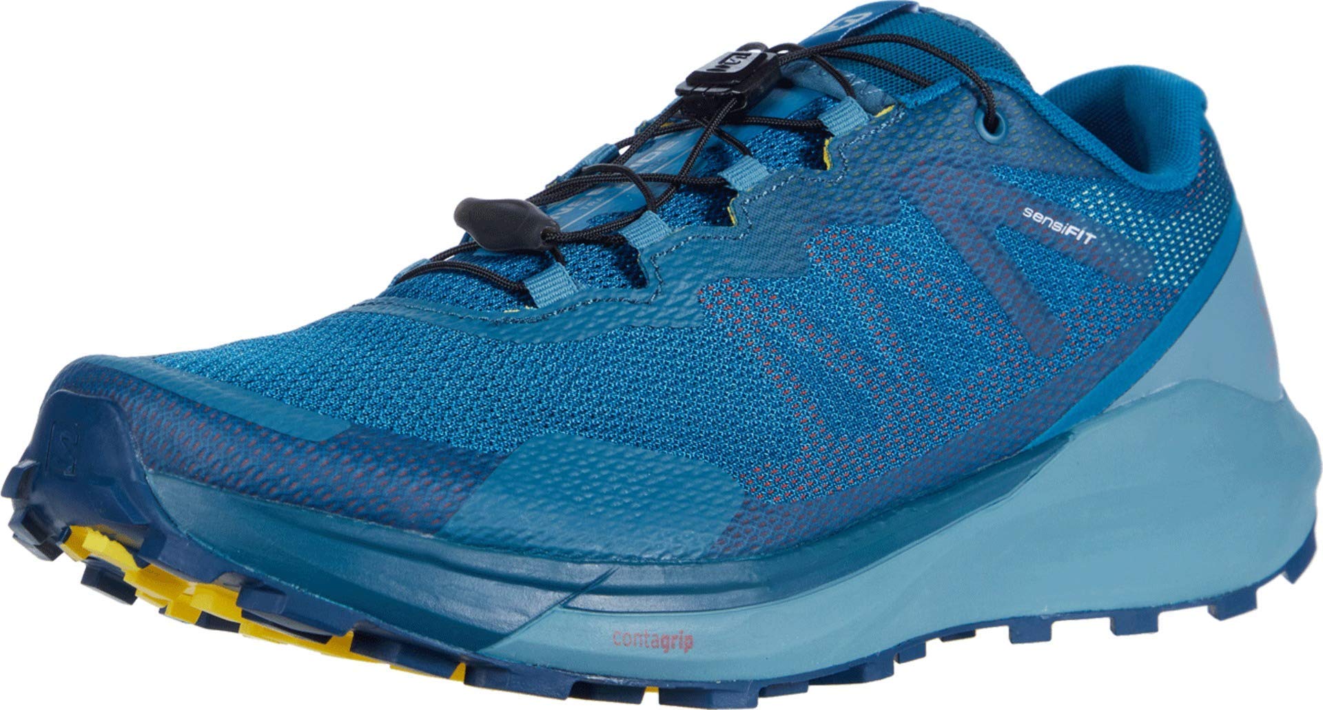 Salomon Men's Sense Ride 3 Trail Running Shoes - Lightweight Hiking & Outdoor Adventure Footwear for Trail Runners - Perfect for Mountain Trails, Hiking & Backpacking