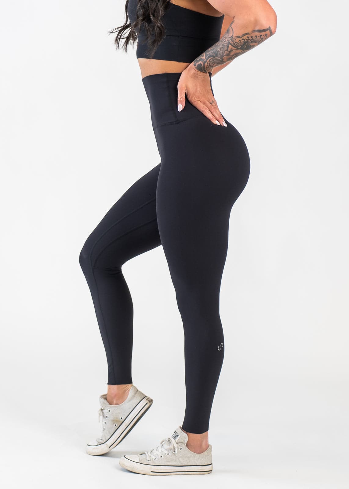 NKD High Waist Yoga Pants for Women - Tummy Control Workout Leggings - Black | Perfect for Gym, Running & Everyday Wear