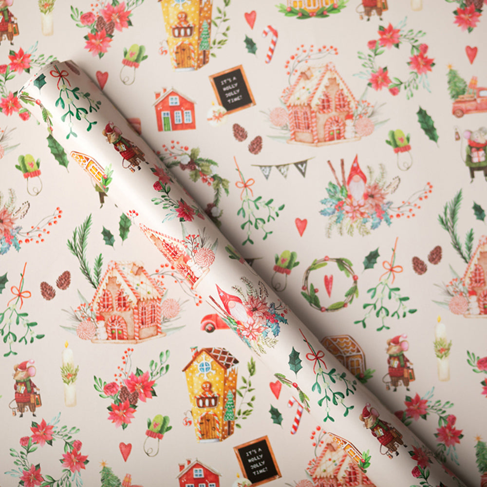 Premium Cute Wrapping Paper Set - 20/40 Sheets for Gift Wrapping | Perfect for Birthdays, Christmas & Party Presents