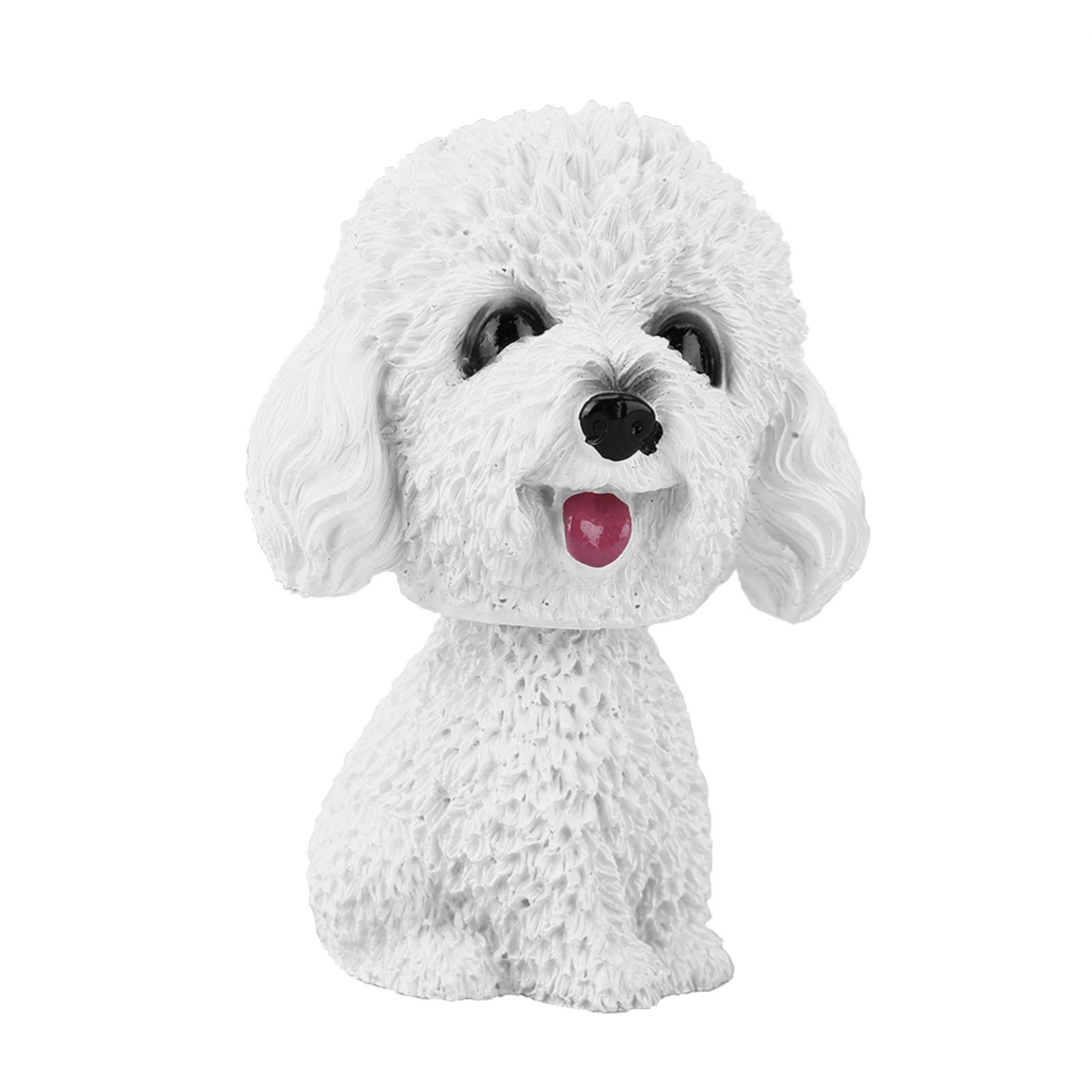 Cute Teddy Bobble Head Dog Doll - Fun Dashboard Car Decor & Office Desk Accessory for Car Lovers and Pet Enthusiasts | Perfect Gift for Dog Owners