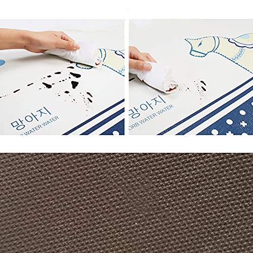 ZYFAB Non-Slip Geometric Trellis Kitchen Runner Rug - Washable 45x75cm Floor Mat for Entryway, Bedroom, Bathroom & Dining Area | Perfect for High-Traffic Areas & Spill Protection