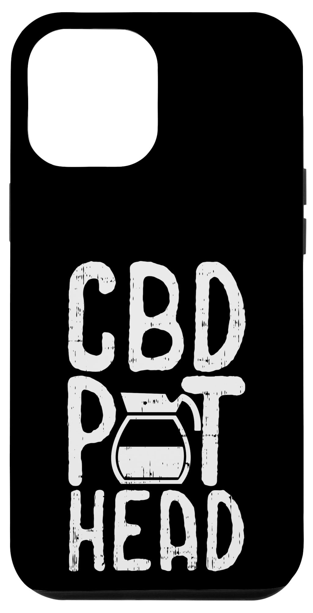 iPhone 12 Pro Max Case with CBD Hemp Leaf Design - Perfect Gift for Coffee Lovers & Cannabis Enthusiasts - Protective Phone Cover for Daily Use, Travel & Outdoor Activities