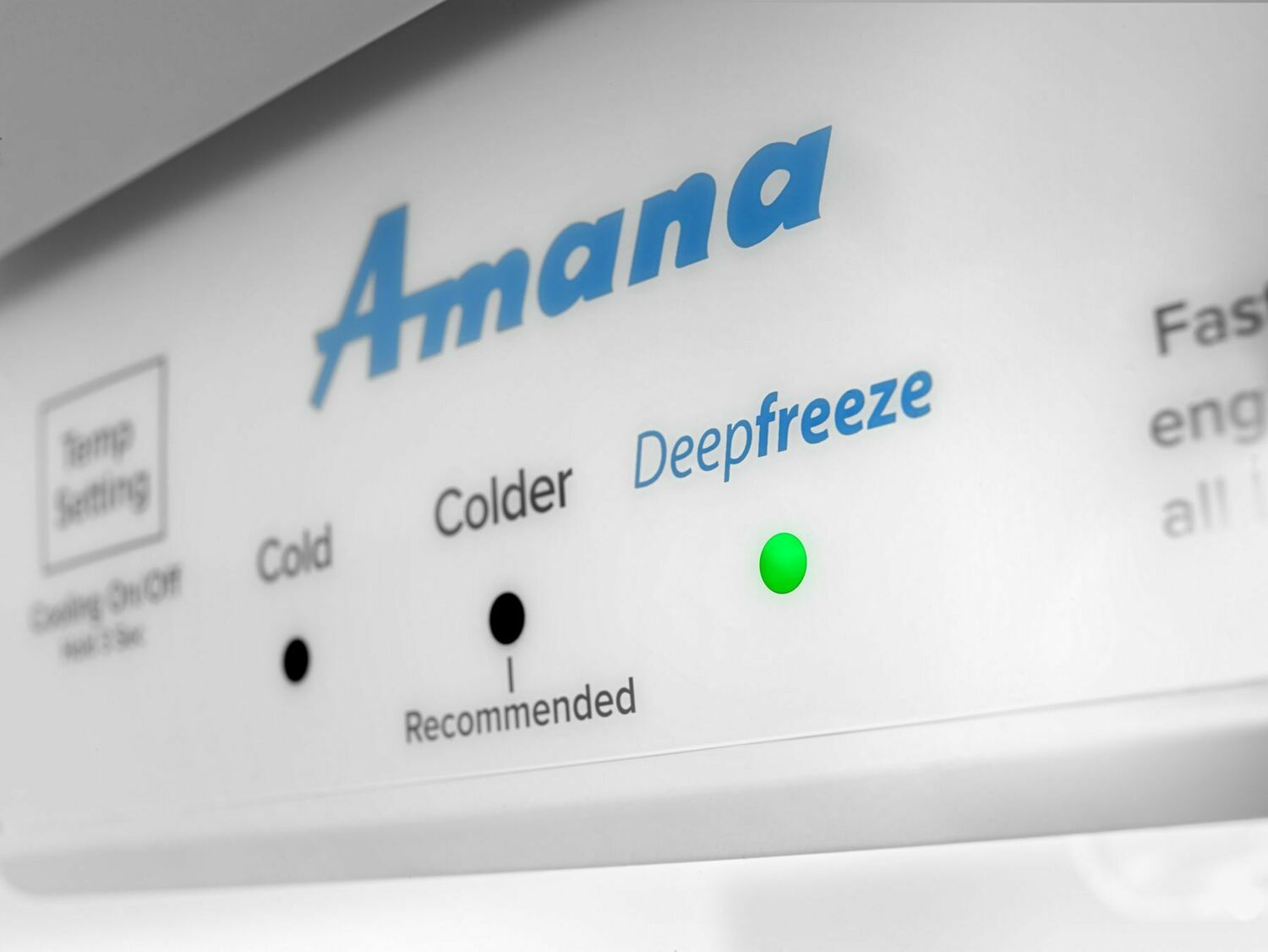Amana AZF33X16DW 16 Cubic Foot Upright Freezer - Energy Efficient White Freezer with Thick Insulation for Home, Restaurant & Grocery Storage