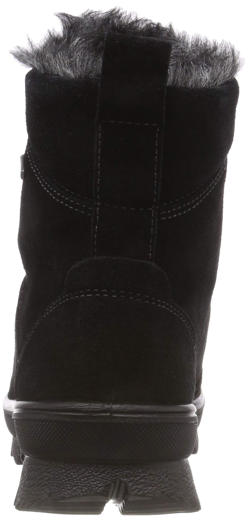 Legero Women's Waterproof Snow Boots - Warm Winter Boots for Women, Black Size 7.5 | Slip-Resistant & Comfortable for Snowy Weather, Outdoor Activities & Winter Travel