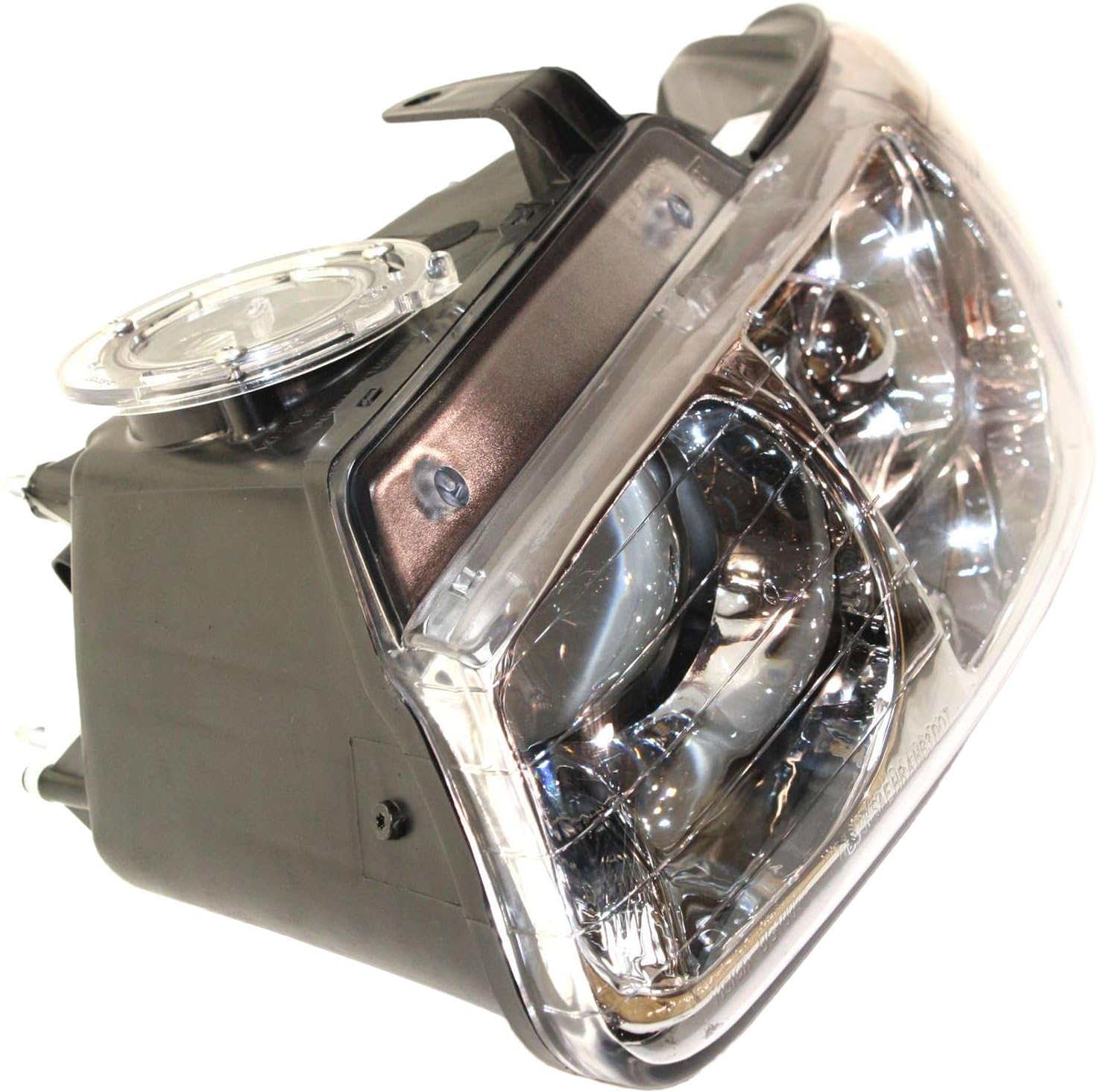 Go-Parts Replacement Headlight Assembly for Dodge Caravan, Chrysler Town and Country, Plymouth Voyager 1996-1999 - Driver Side Halogen Quad Lights - Perfect for Night Driving & Vehicle Restoration