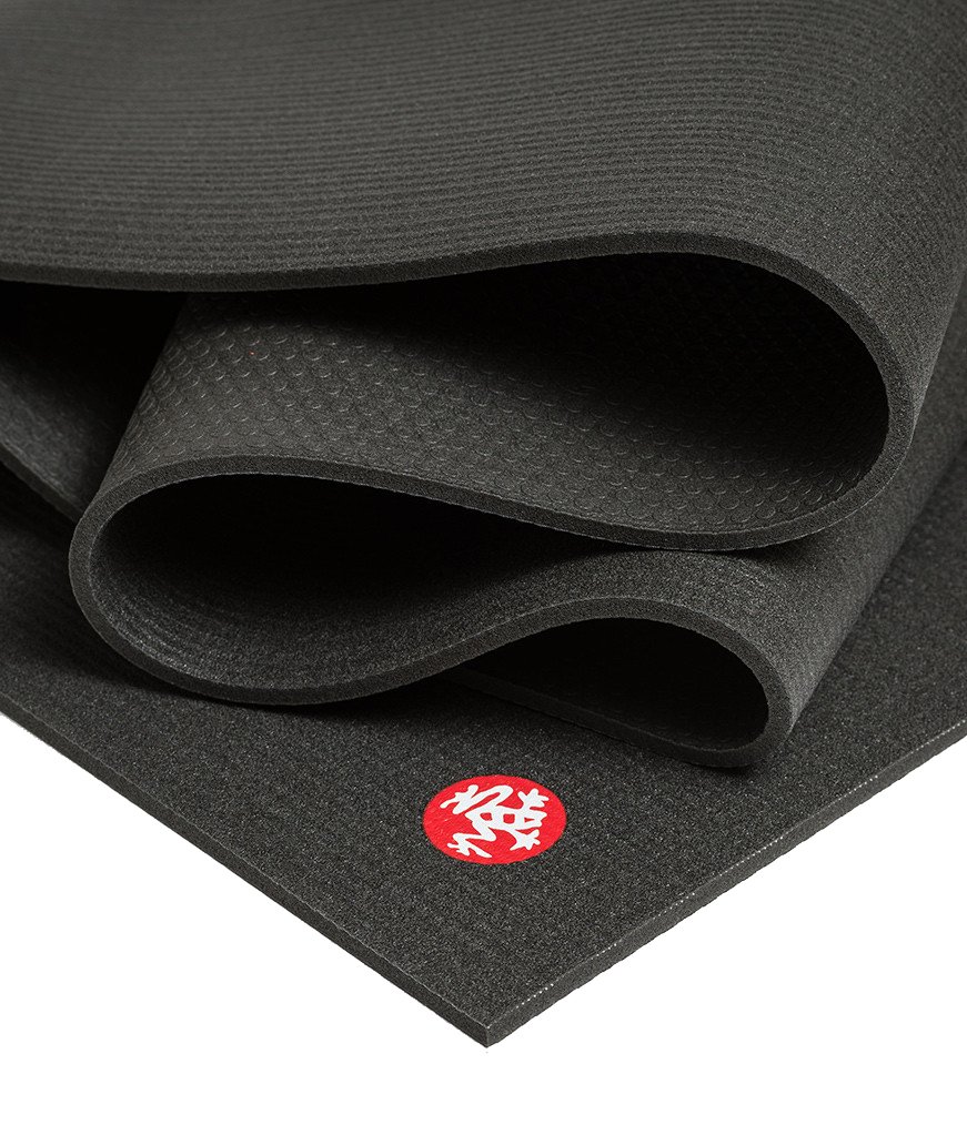Manduka Pro Yoga Mat - Premium Non-Slip Black Yoga Mat for Professional Practice, Home & Studio Workouts - Ideal for Hot Yoga, Pilates & Meditation