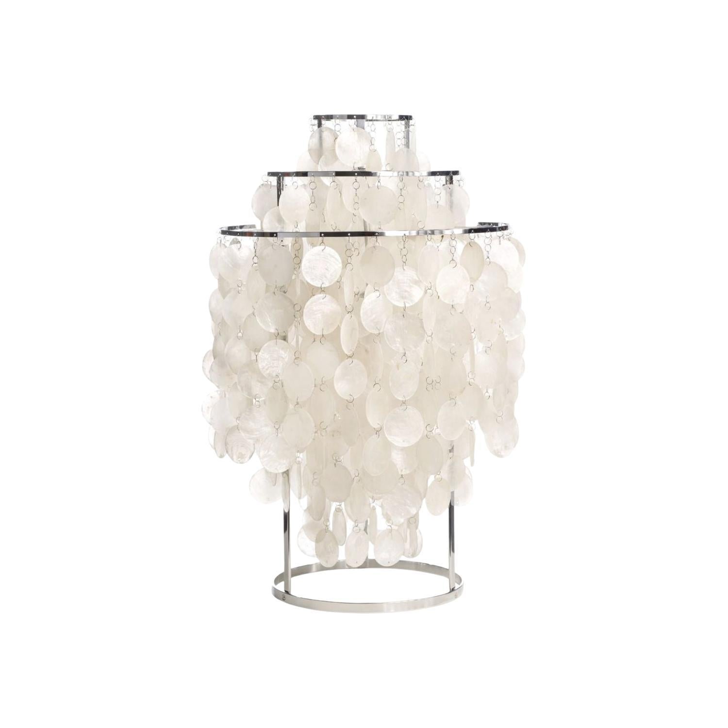 Modern Round Shell Table Lamp - Stylish Bedside & Living Room Lighting for Home Decor | Perfect for Bedroom, Office & Reading Nook