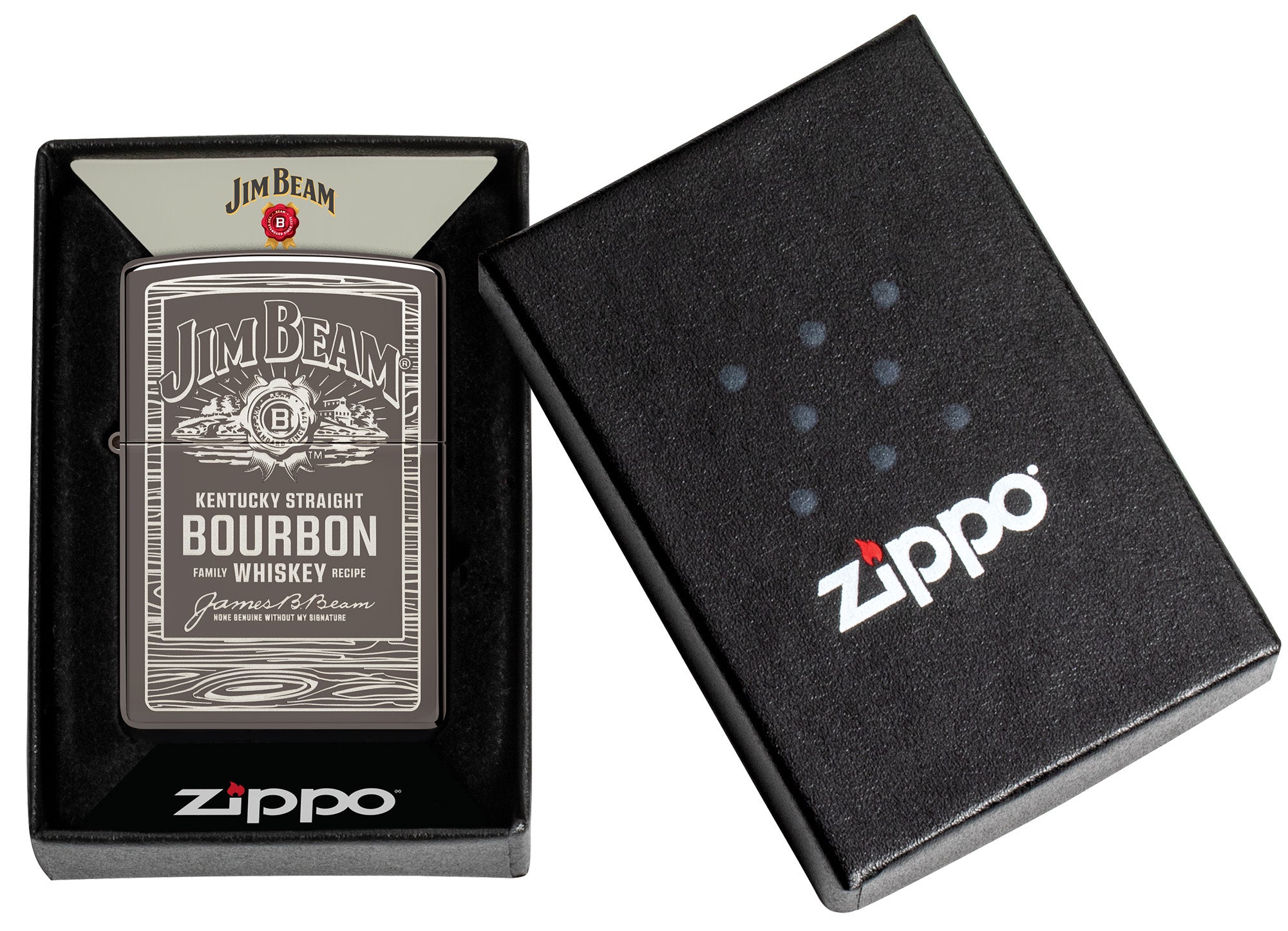 Jim Beam Black Ice Laser Engraved Whiskey Bottle - Perfect for Gifts, Collectibles & Home Bar Decor