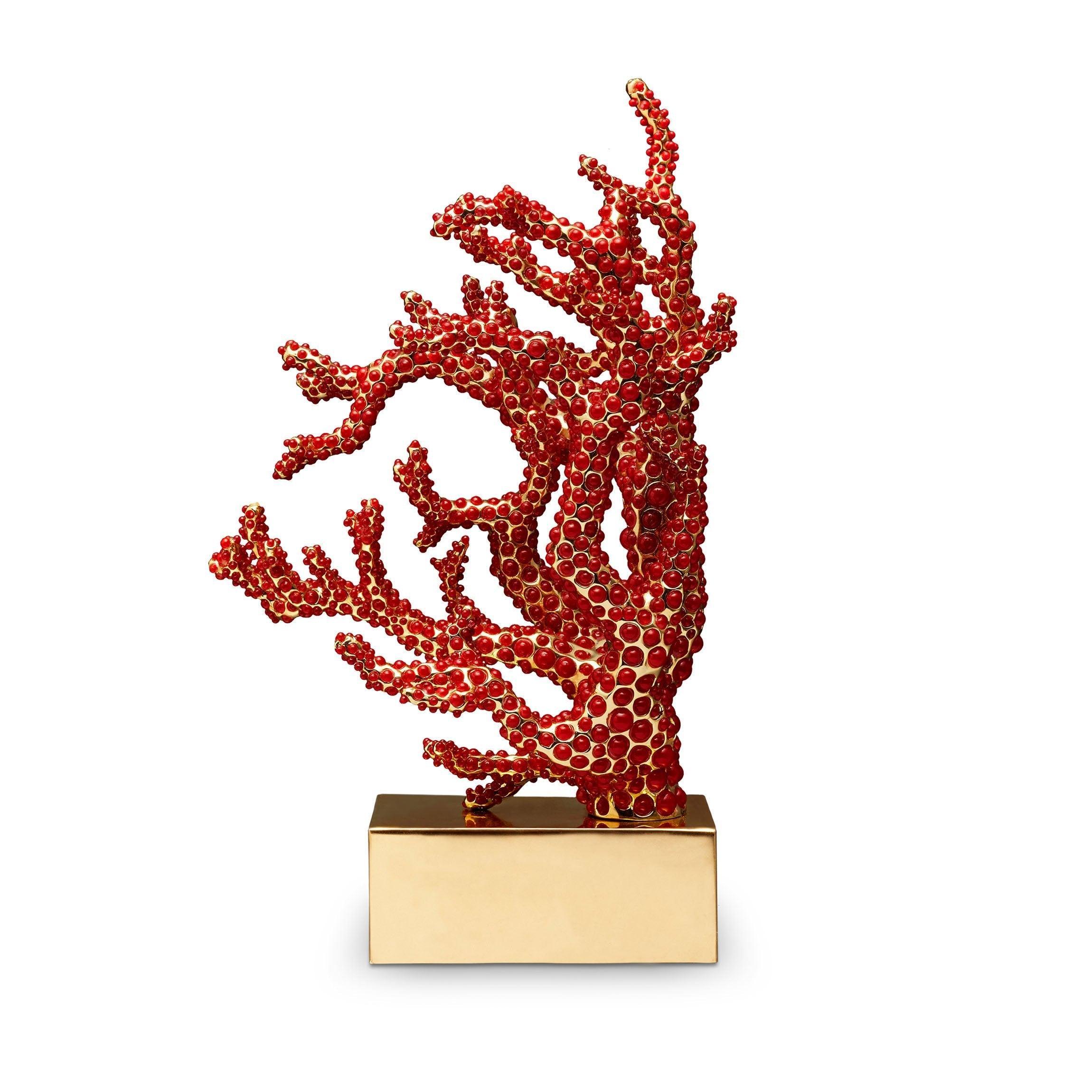 Stylish Coral Bookends for Shelves - Decorative Book Holders for Home & Office - Perfect for Organizing Books, Photos & Decor