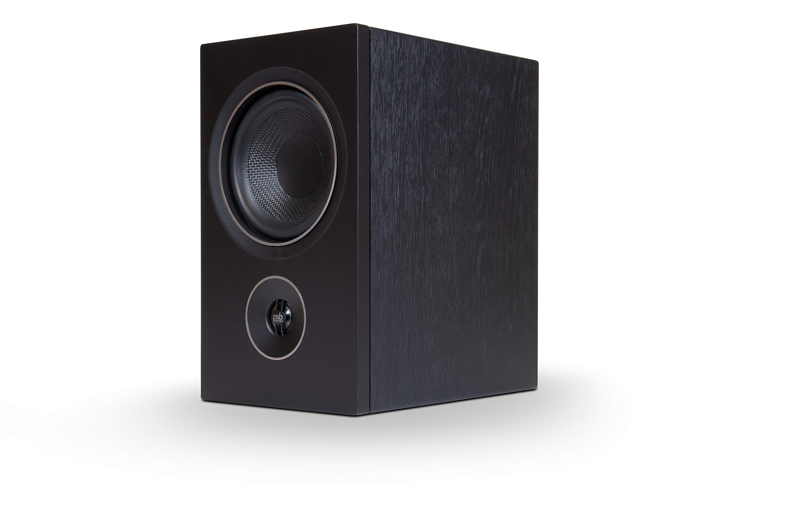 PSB Speakers Alpha P5 Passive Bookshelf Speakers - High-Fidelity Audio, Black Ash (Pair) - Perfect for Home Theater and Music Listening