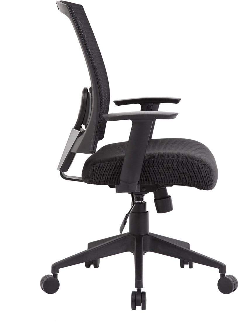 Ergonomic Boss Mesh Back Task Chair [B6706] - Comfortable Office Chair for Long Hours, Home & Business Workspaces
