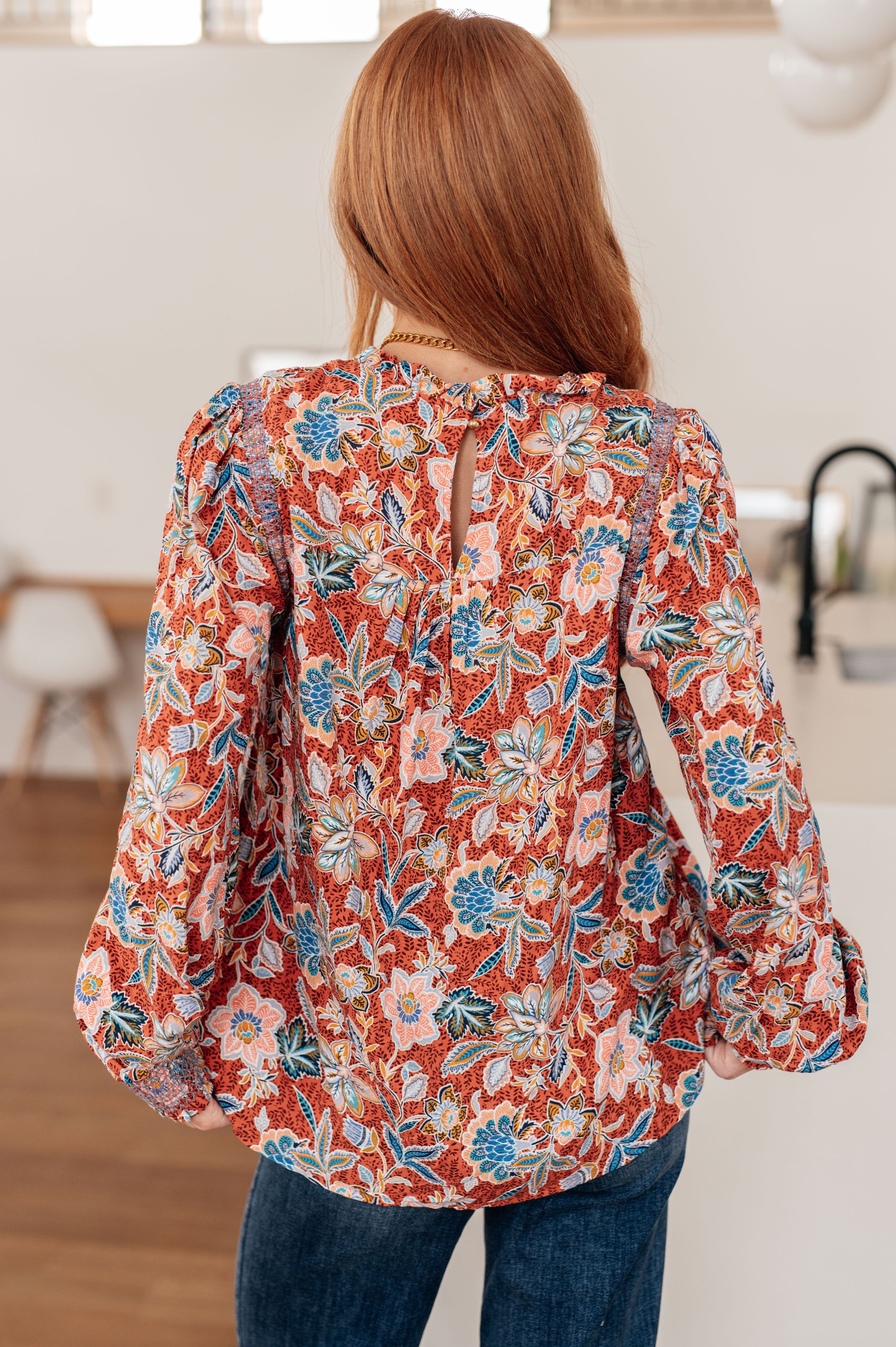 Floral Delight Blouse - Women's Floral Print Tops for Spring & Summer | Casual & Party Wear | Perfect for Dates, Office & Outdoor Events