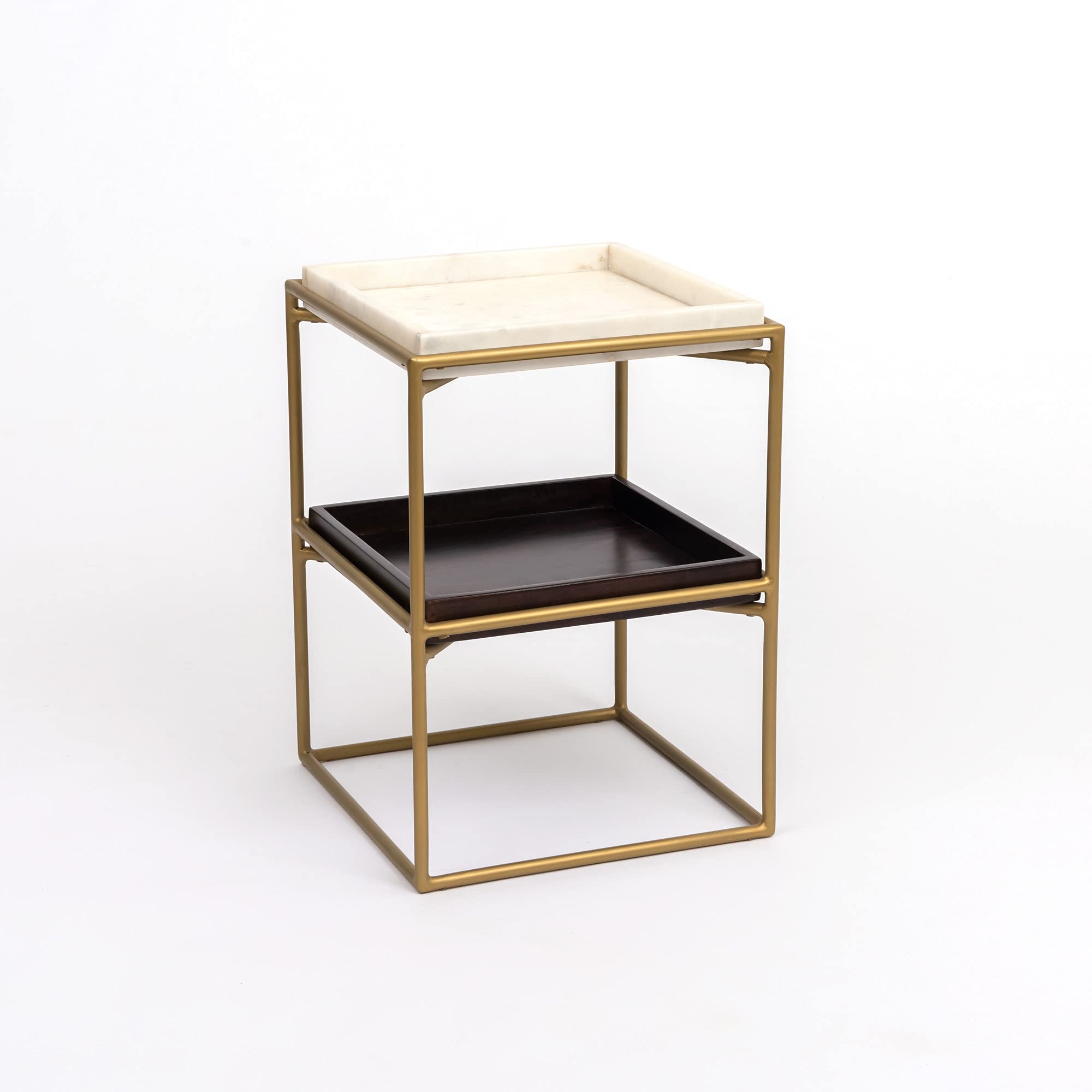 Premium Marble Coffee Table - Modern Home Decor Accent for Living Room, Office & Dining Area