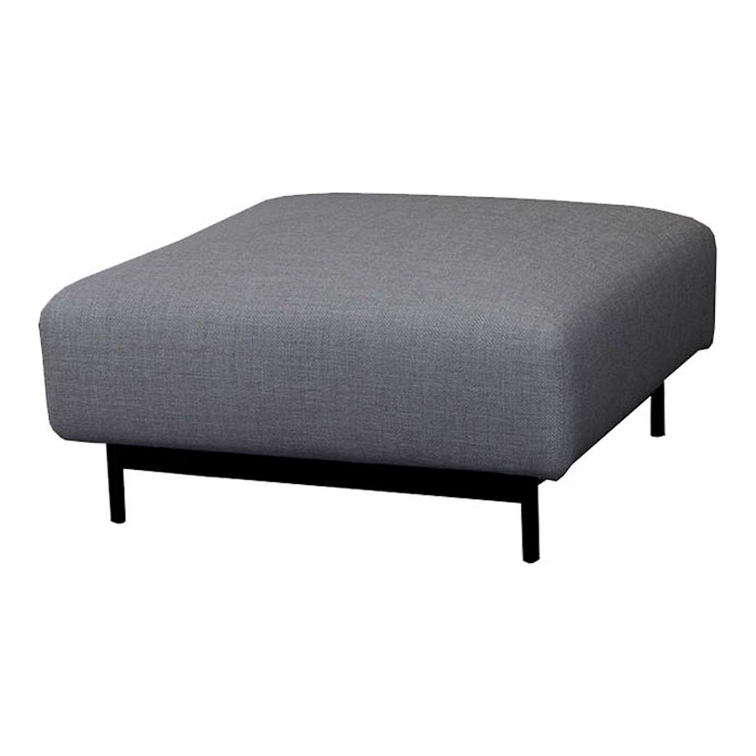 Foersom & Hiort Lorenzen Mdd Aura Pouf Cane Line - Modern Woven Rattan Stool for Indoor & Outdoor Use - Perfect for Living Room, Patio, or Garden Decor