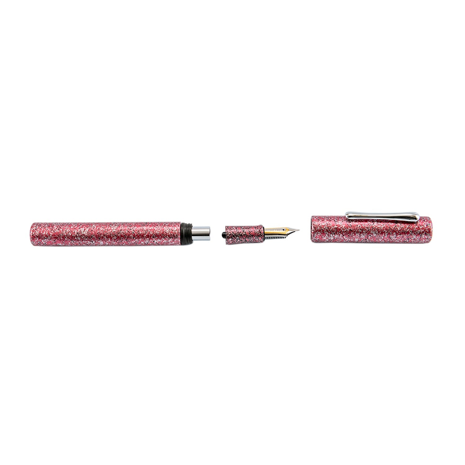 Premium Taccia Granite Stone Fountain Pen - Elegant Red CT Design for Writing Enthusiasts | Perfect for Office, Home, and Gift Giving