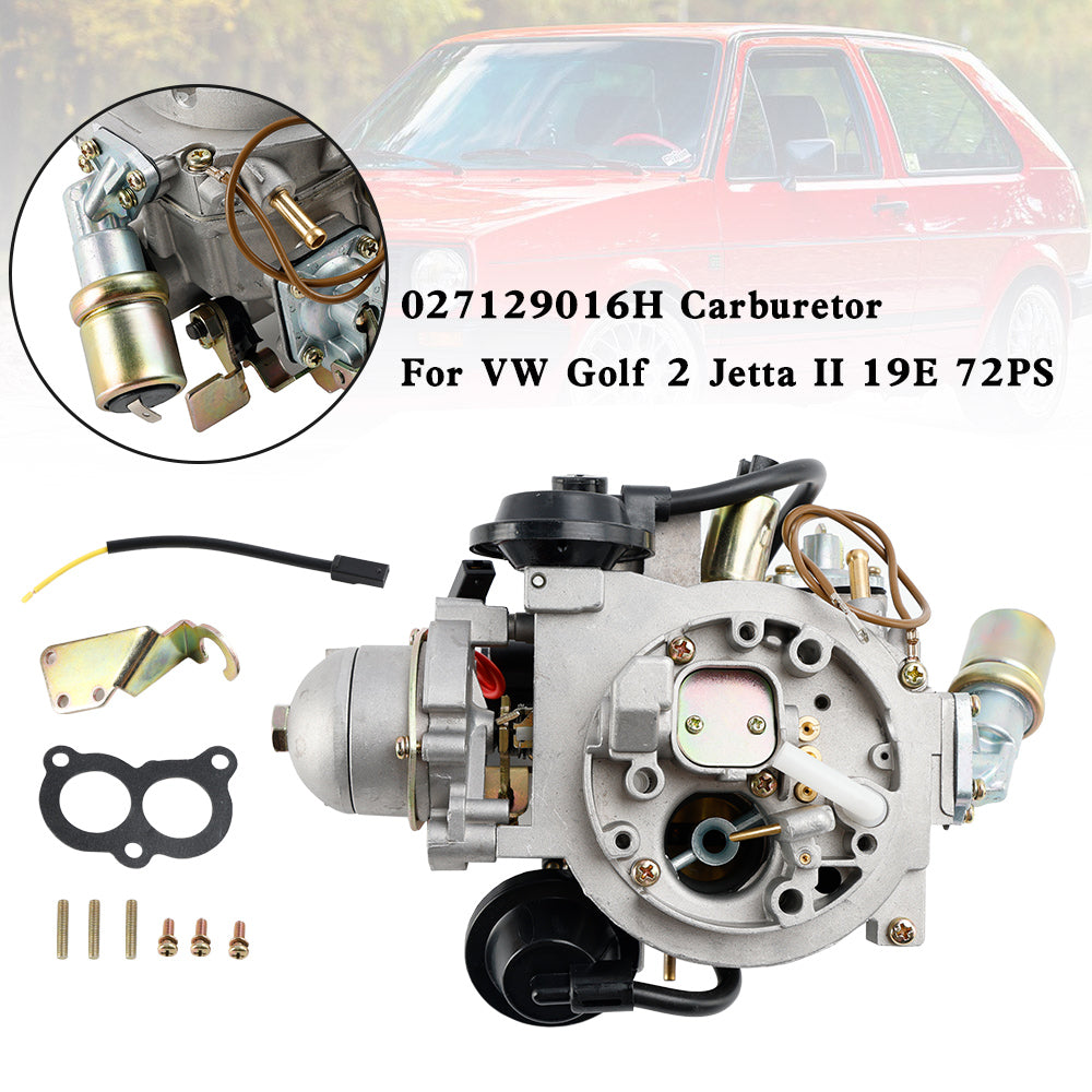 027129016H Carburetor Replacement for VW Golf 2 & Jetta II 19E 72PS - High Performance Fuel System Part for Improved Engine Efficiency - Perfect for Restoration Projects & Daily Driving
