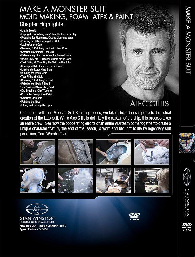 Stan Winston Studio Make a Monster Suit DVD - Professional Moldmaking, Foam Latex & Painting Techniques for Special Effects Artists | Perfect for Film, Theater & Halloween Costume Creation