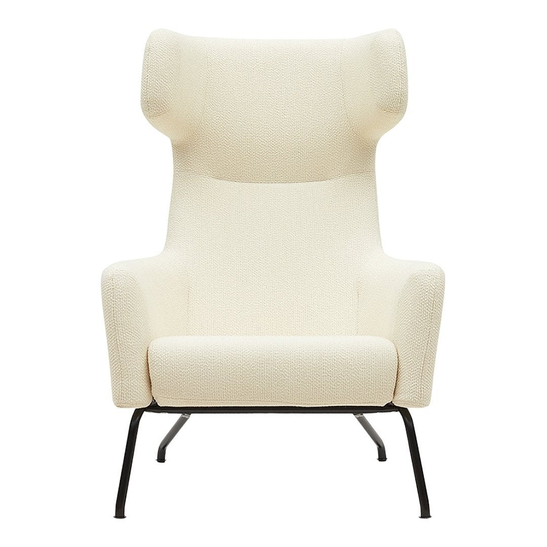 Stylish Havana Wing Chair - Mid-Century Modern Accent Chair for Living Room, Bedroom & Office - Comfortable Upholstered Lounge Chair with Wooden Legs - Perfect for Reading, Relaxing & Home Decor