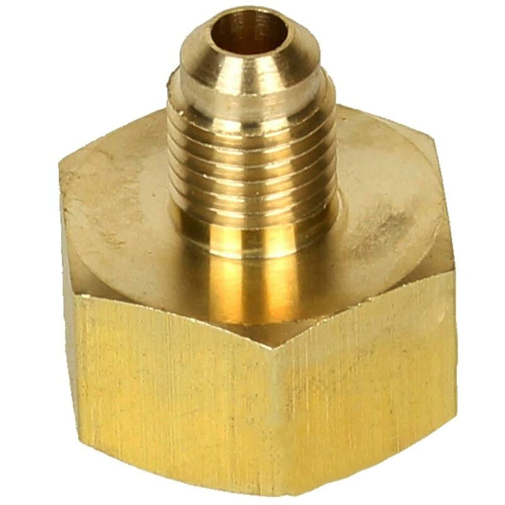 1PC Gold R134A Refrigerant Bottle Adapter - W21.8 to 1/4