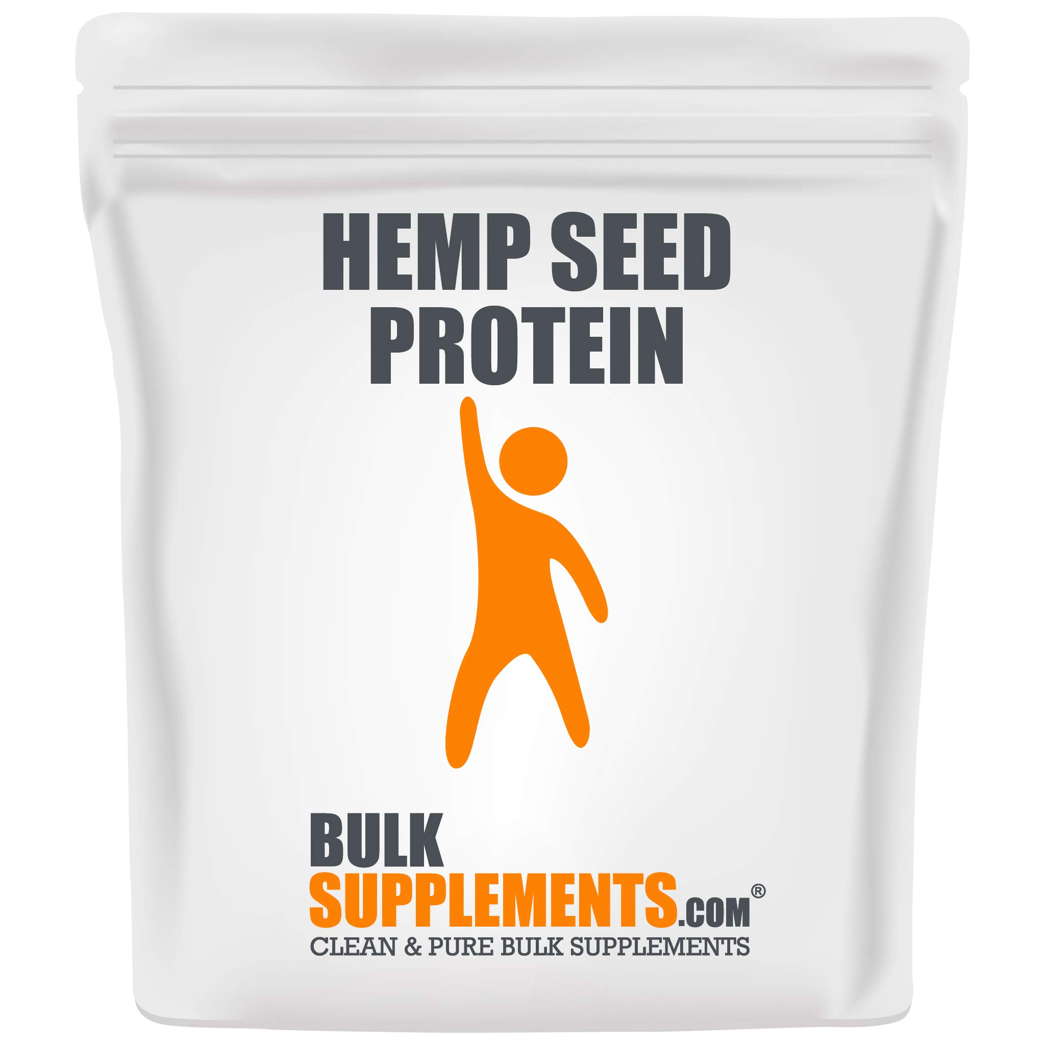 BulkSupplements Hemp Seed Protein Powder - Vegan, Unsweetened, High Fiber Plant-Based Protein (1kg/2.2lb) for Smoothies, Baking & Post-Workout Recovery