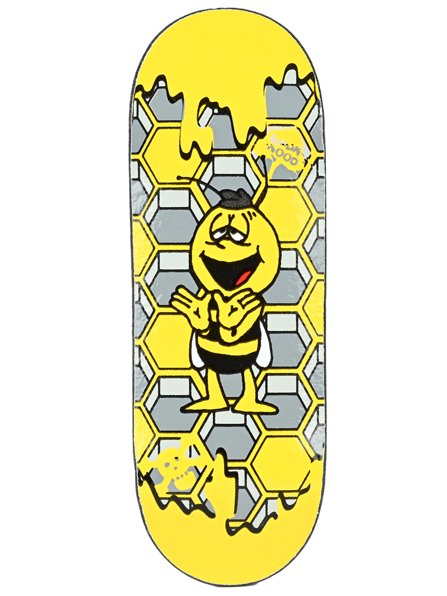 Berlinwood Fingerboard Deck Wu Willi - Professional Finger Skateboard for Tricks & Stunts - Perfect for Skateboarding Enthusiasts & Collectors