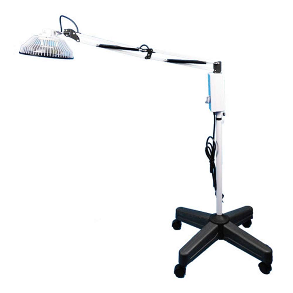 Infrared Heat Therapy Lamp with Wheels & Adjustable Arm - 250W TDP Heating Lamp for Muscle Pain Relief, Frozen Shoulder, Cervical Spondylosis - Portable Physical Therapy Device for Home/Clinic Use
