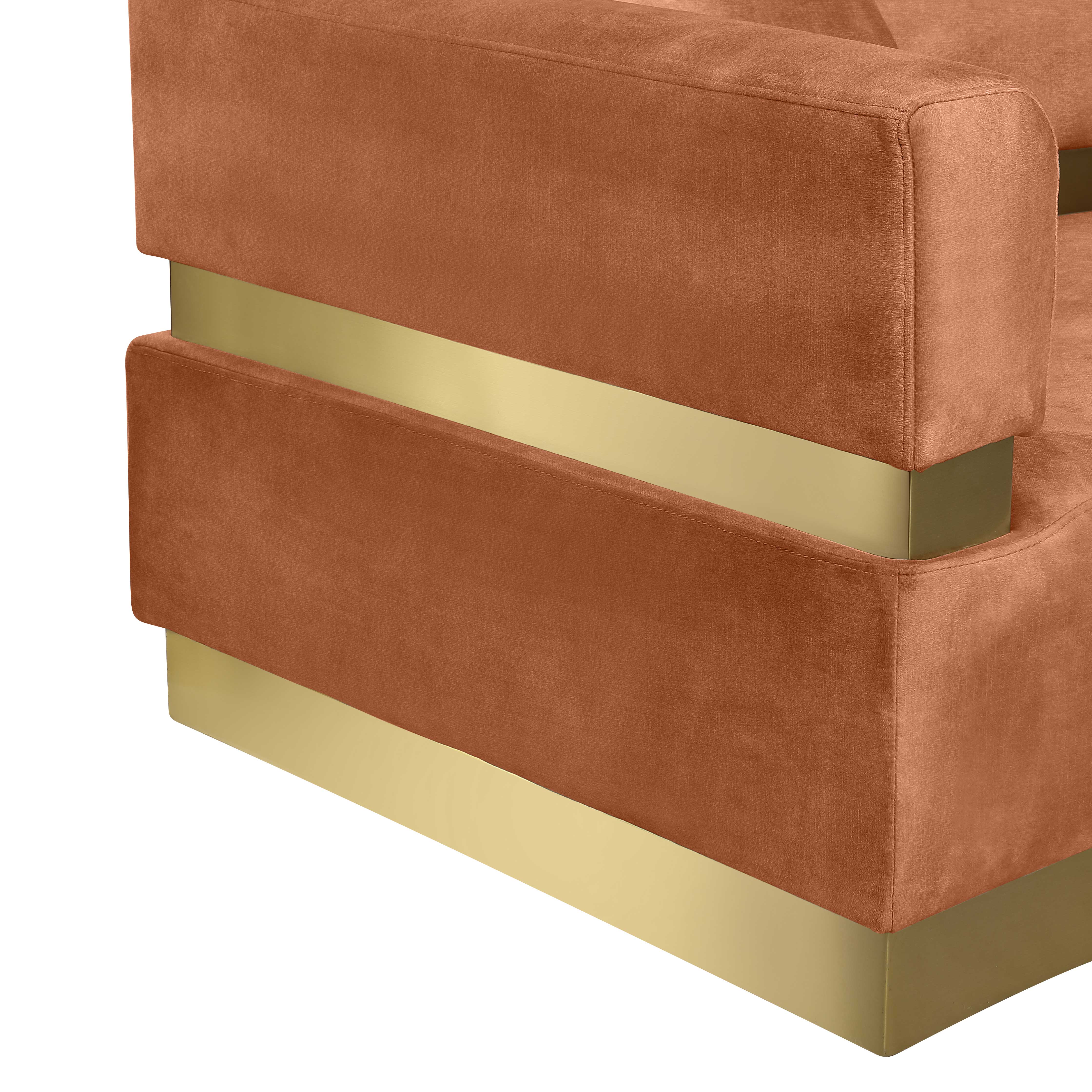 Belsa Velvet 2-Piece Sectional Sofa Set - Modern L-Shaped Couch with Soft Velvet Upholstery for Living Room, Lounge & Family Room Comfort
