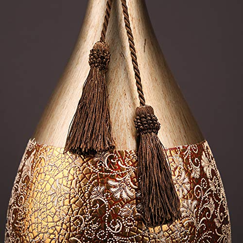 Ceramic Resin Vase Set of 2 - Modern Decorative Vase for Home, Living Room, TV Cabinet & Porch - 47x20x10cm & 35x35x5cm - Perfect for Dried Flowers, Artificial Flowers & Tabletop Decor | Elegant Home & Office Decoration