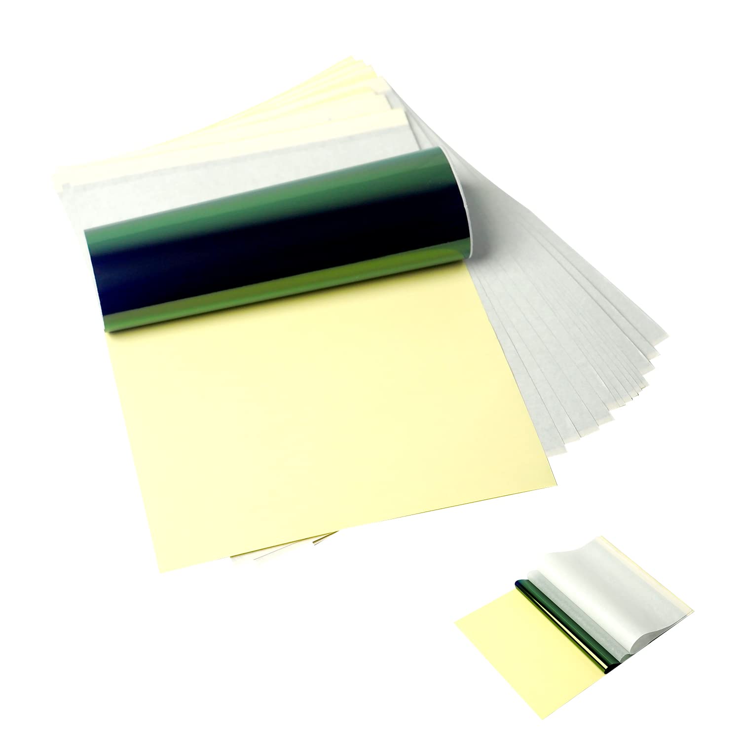 Premium Tattoo Stencil Transfer Paper - 4 Layer Ultra HD Thermal Tracing Paper for DIY Tattoo Artists, A4 Size (50 Sheets) - Perfect for Tattoo Design Transfer, Practice & Professional Tattoo Studio Use