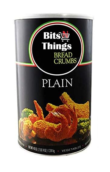 Premium Plain, Regular & Gluten Free Bread Crumbs - Flavorful, Crispy & Crunchy (46oz, Pack of 1) | Perfect for Breading, Meatloaf & Casserole Toppings