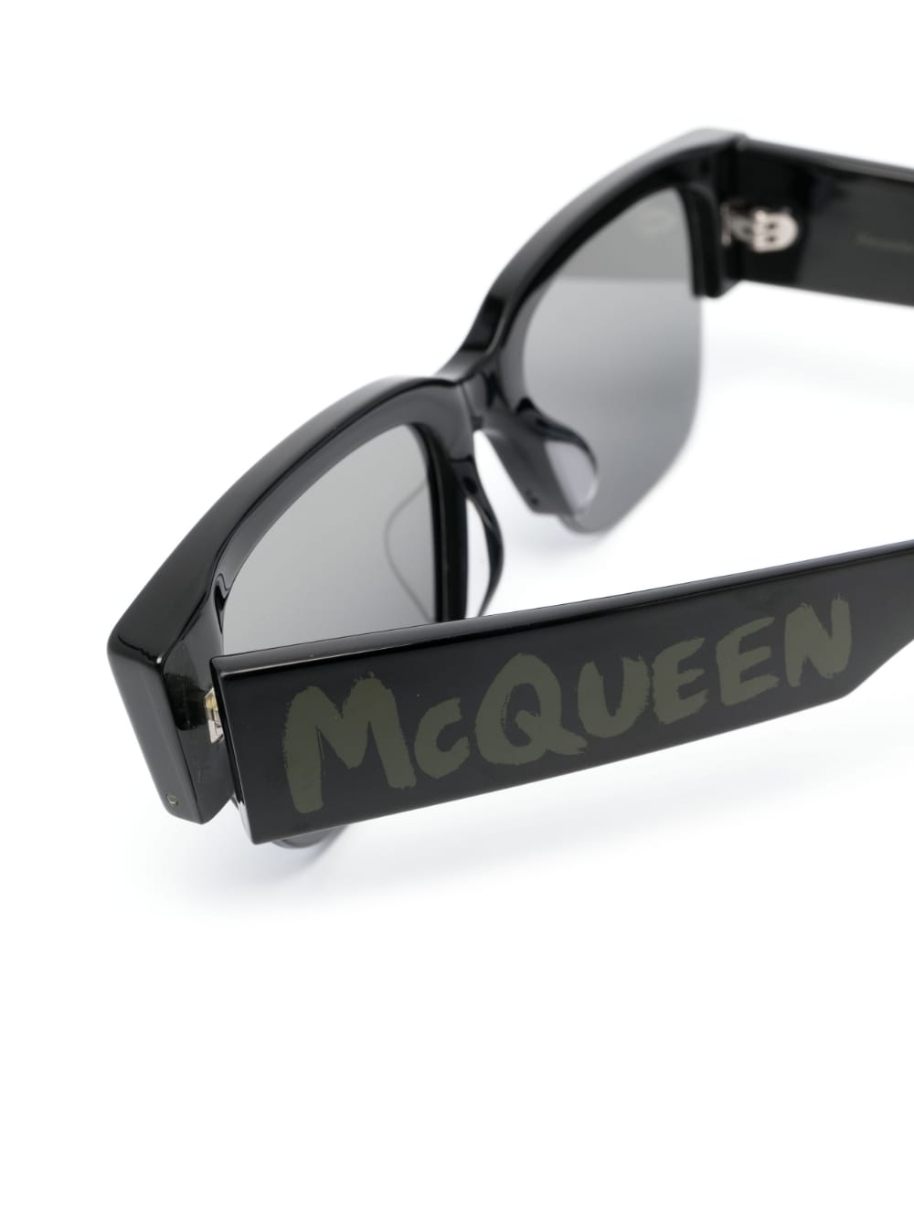 Alexander McQueen Black Sunglasses for Women & Men - Luxury Designer Shades for Fashion, Travel & Outdoor Activities