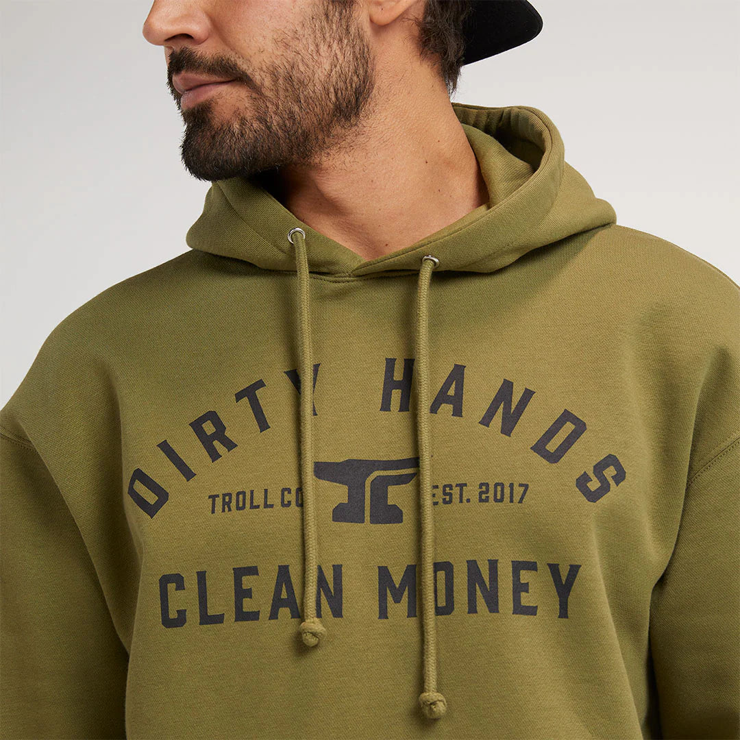 Troll Co Men's DHCM Classic Hoodie - Premium Cotton Pullover Sweatshirt for Casual Wear, Street Style & Outdoor Activities