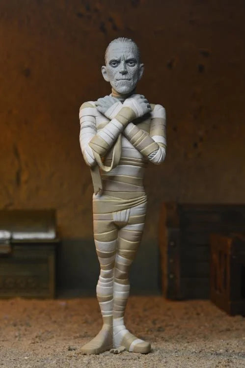NECA Toony Terrors The Mummy Action Figure - Universal Monsters Collectible Toy for Horror Fans | Perfect for Display, Halloween Decor & Pop Culture Collections