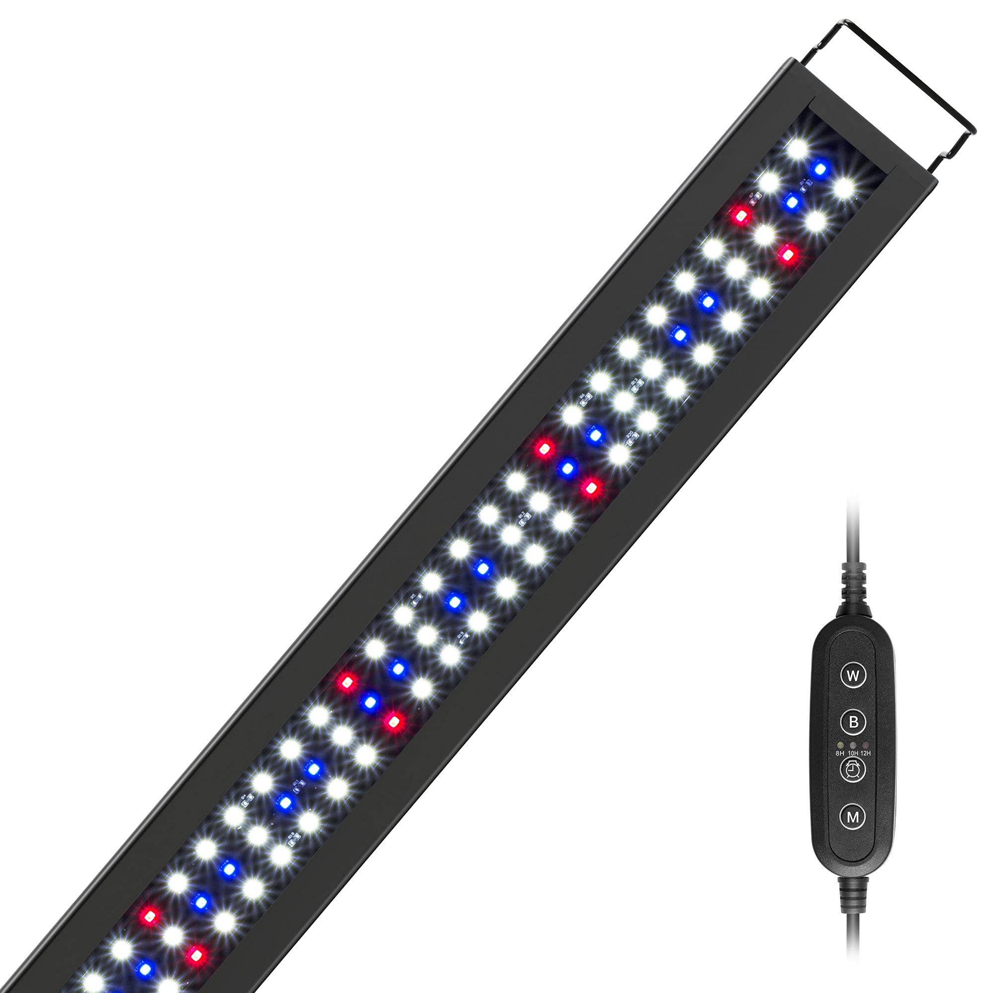 NICREW Full Spectrum Aquarium Light for Planted Tanks - 20W with Timer - Perfect for Freshwater Aquascaping