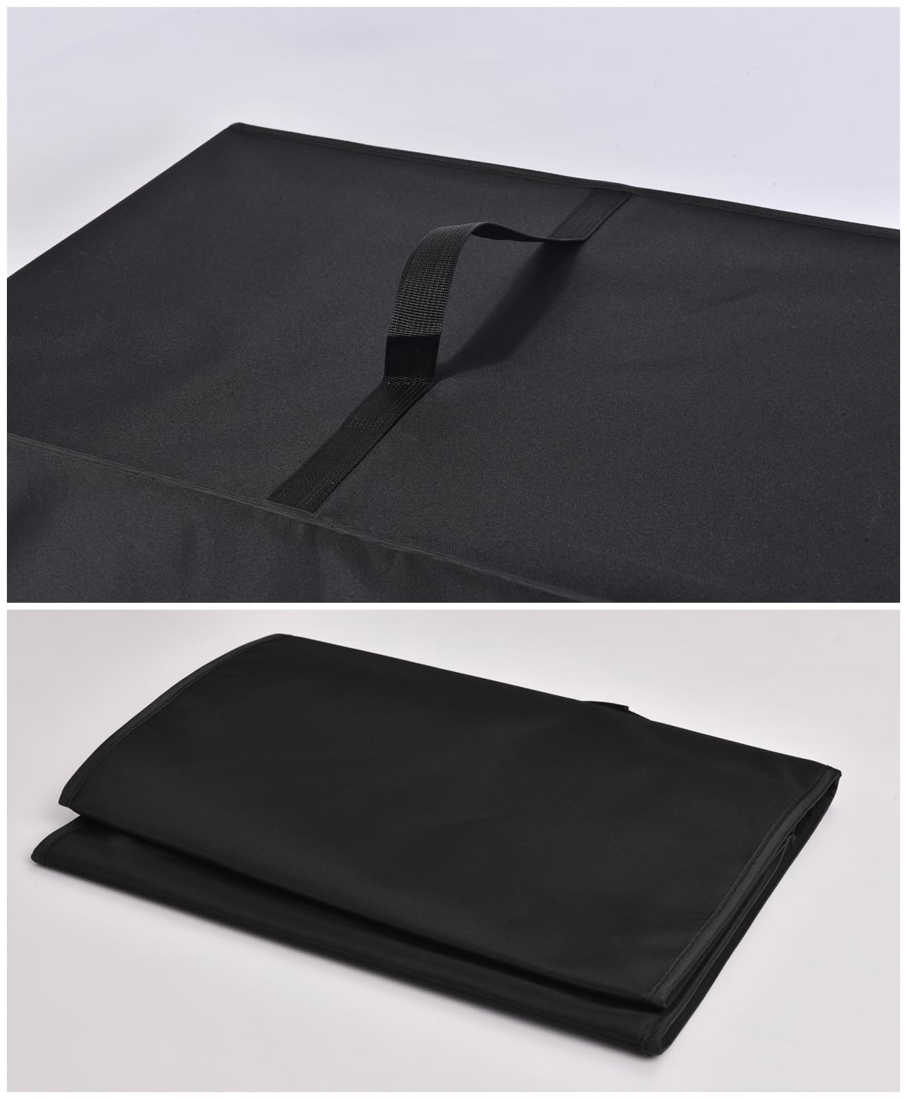 Premium Heavy-Duty Fabric Toaster Oven Dust Cover - Compatible with Nuwave Bravo & Bravo XL Pro 30QT Air Fryer Toaster Oven (Black) | Protective Cover for Countertop Appliances, Kitchen Storage & Dust Protection
