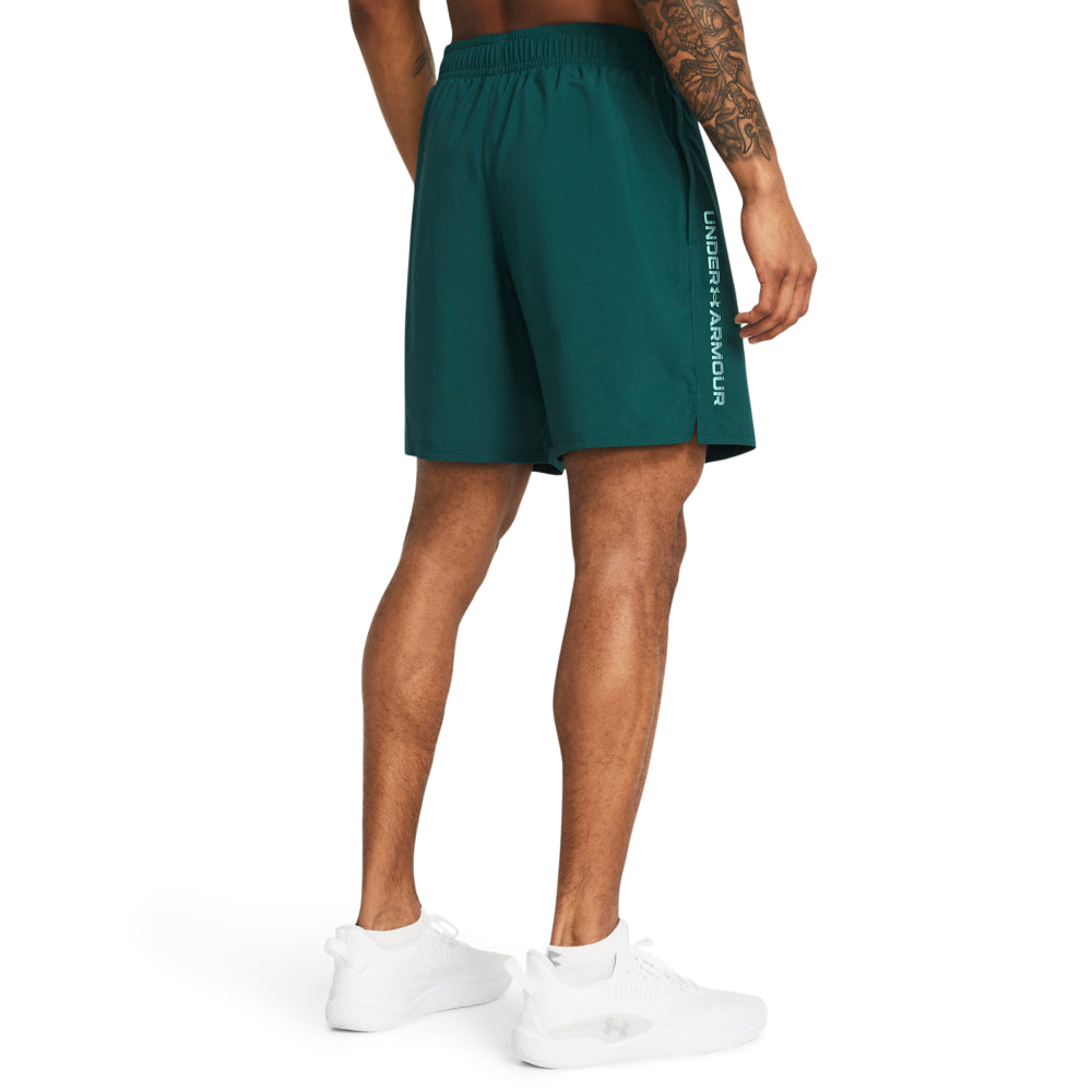 Men's Under Armour Woven Wordmark Shorts - Lightweight Athletic Training Shorts for Running, Gym & Casual Wear