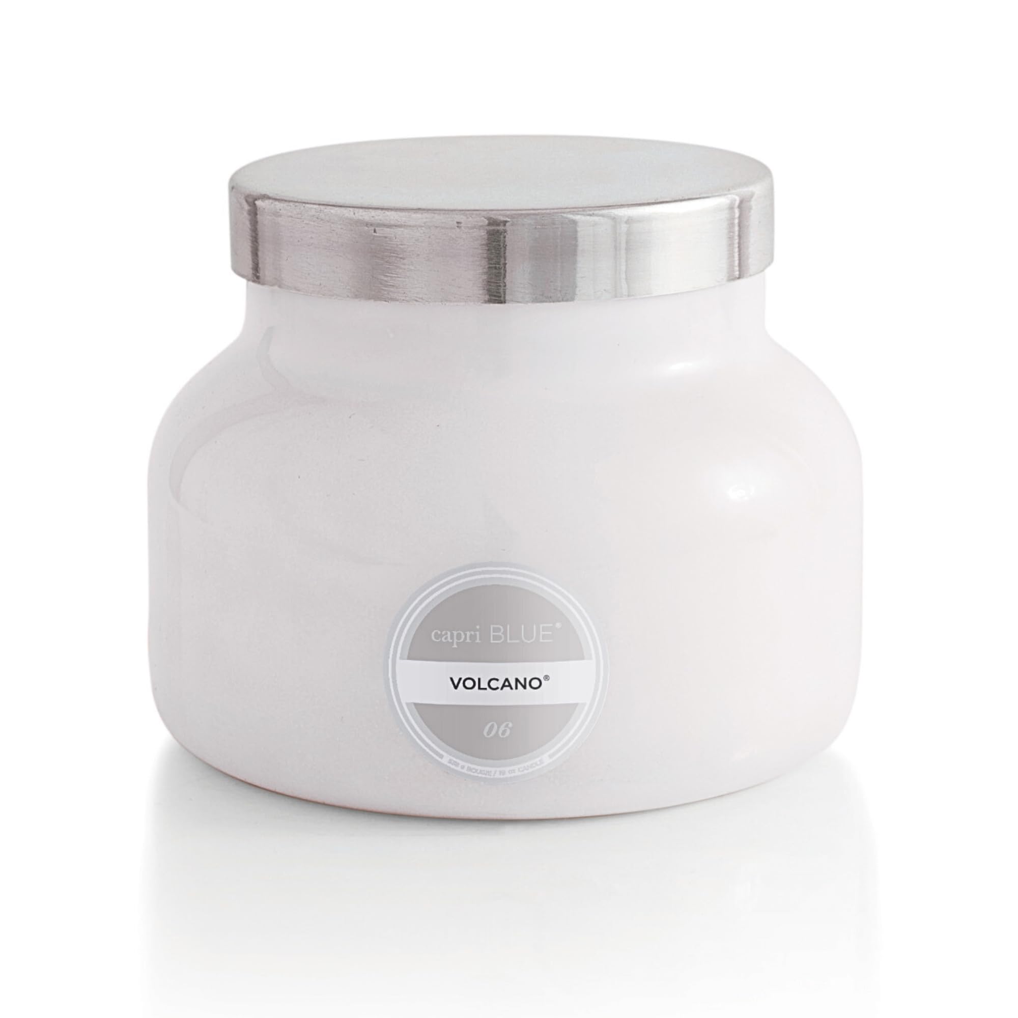 Capri Blue Volcano Scented Candles - 19oz Luxury Soy Wax Blend in Glass Jar with Tropical Fruit & Citrus Fragrance - White Home Decor Candle for Relaxation, Spa, Romantic Dinners & Gift Giving