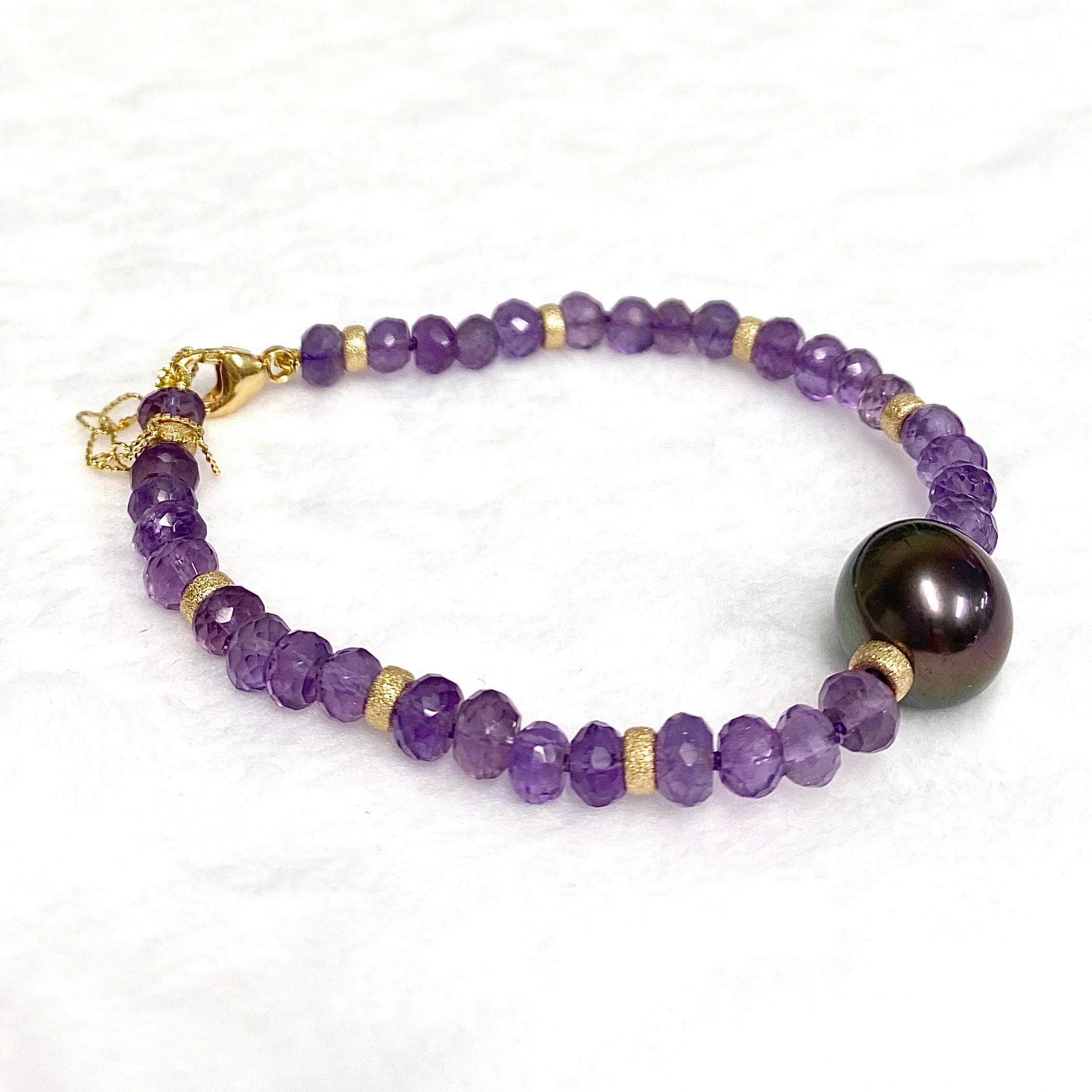 MAYRA Amethyst Bracelet (B502) - Elegant Purple Crystal Jewelry for Women, Perfect for Gifts, Parties & Everyday Wear