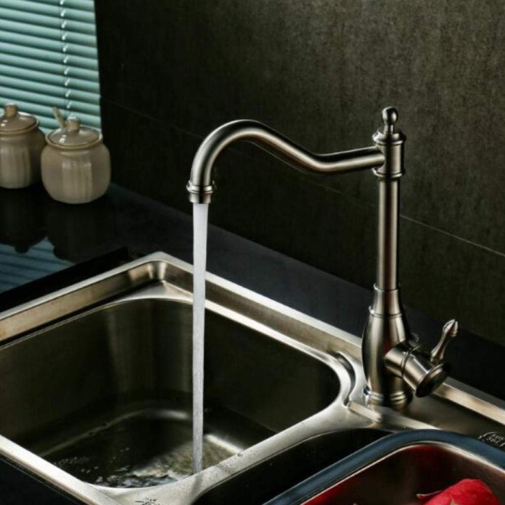Premium Stainless Steel Single Handle Kitchen Faucet with Tall Spout - Modern Water Tap for Sink, Wash Basin & Mixer - Perfect for Cooking, Dishwashing & Home Renovation