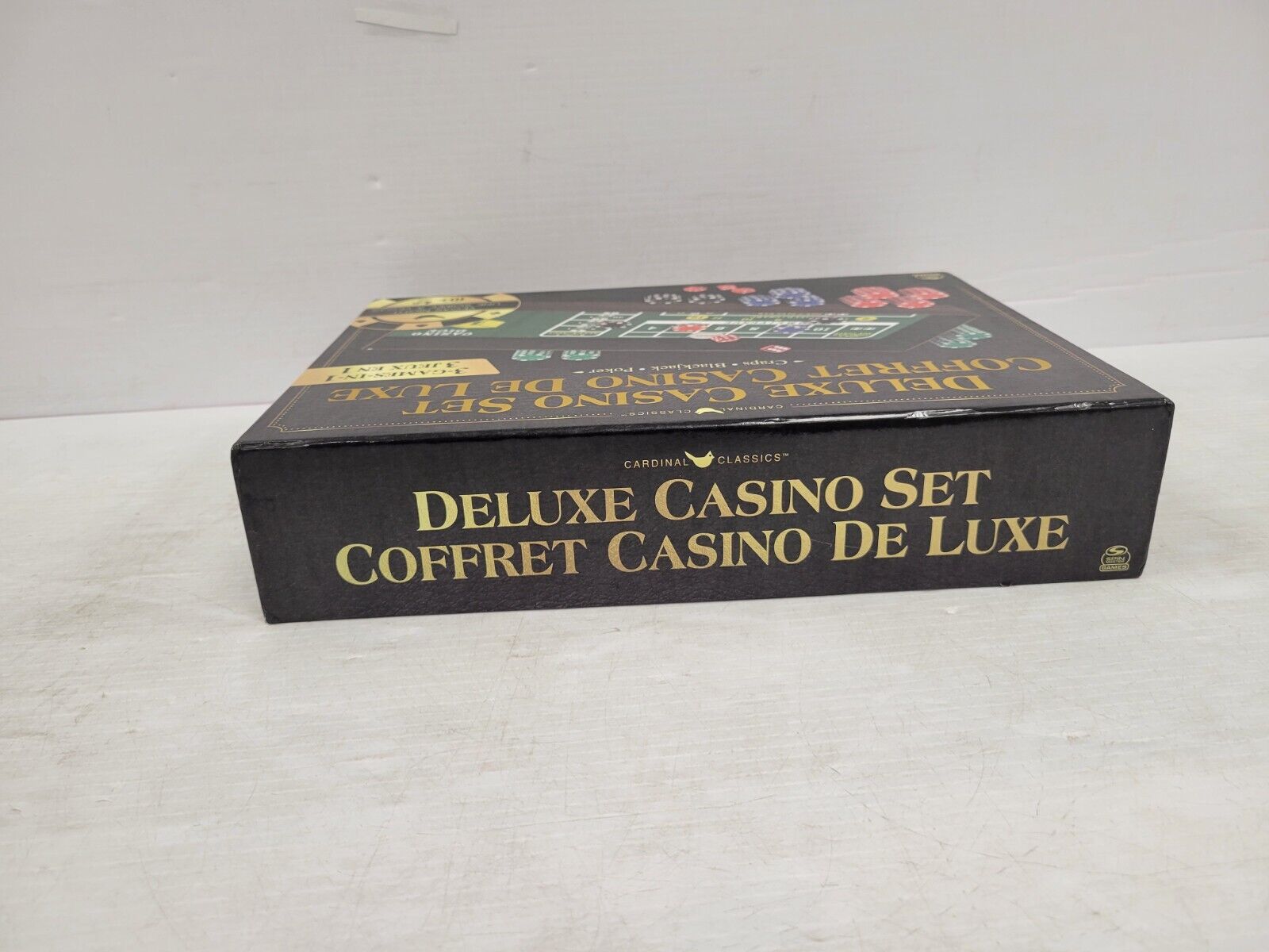 Cardinal Classics Deluxe Casino Set - 300 Piece Poker Chips with Cards, Dice & Dealer Button - Perfect for Casino Night, Poker Parties & Game Nights