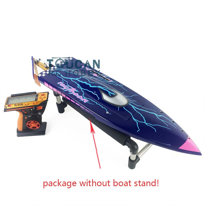 H620 Fiber Glass Blue Electric Racing RTR RC Boat with ESC, Motor, Servo & Battery - High Speed 65-75km/h (612x168x100mm) - Perfect for Lakes, Ponds & RC Racing Competitions