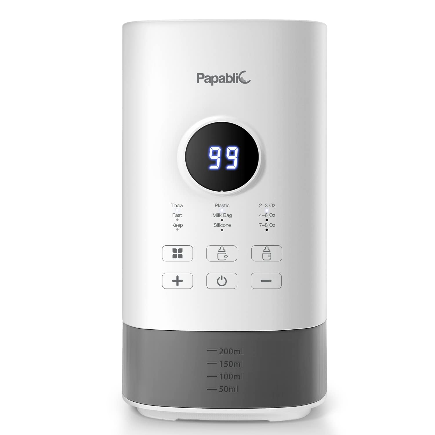 Papablic Baby Bottle Warmer Pro - Digital Milk Warmer for Breastmilk & Formula with Auto Shut-Off & Overheat Protection | Perfect for Night Feedings & Travel Use