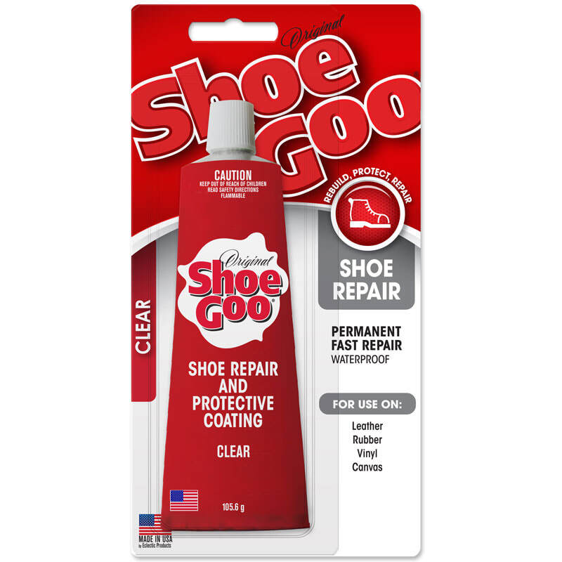 Shoe Goo Clear - Strong Flexible Adhesive for Shoe Repairs, DIY Projects & Outdoor Gear - Perfect for Fixing Sneakers, Boots, Sandals & More