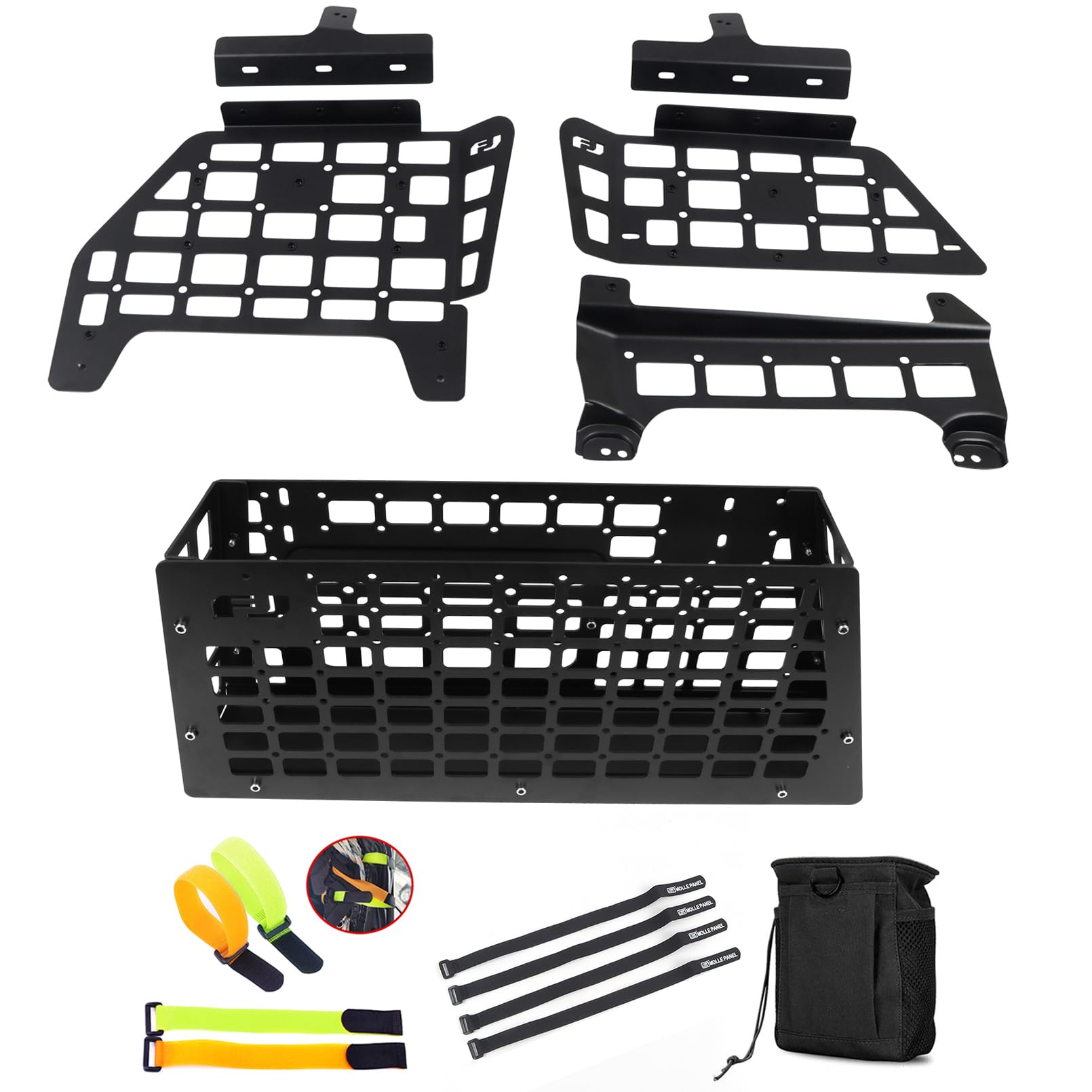 iTrims Rear Cargo Rack Basket for Toyota FJ Cruiser 2007-2023 | Black Aluminum Alloy Interior Luggage Carrier | Trunk Organizer & Storage Shelf | Perfect for Camping, Road Trips & Outdoor Adventures