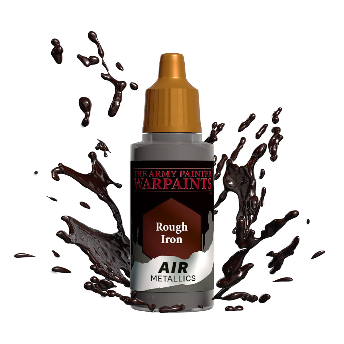 Warpaints Air Metallics: Rough Iron Metallic Paint for Miniatures & Models - Perfect for Warhammer, D&D, and Scale Model Painting