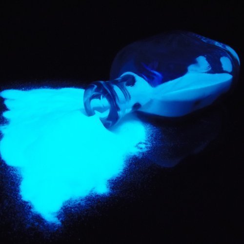 Glow in The Dark Pigment Powder - Blue - 1kg (2.2lb) Premium Luminous Powder for DIY Crafts, Halloween Decor, Body Paint & Nighttime Safety Marking