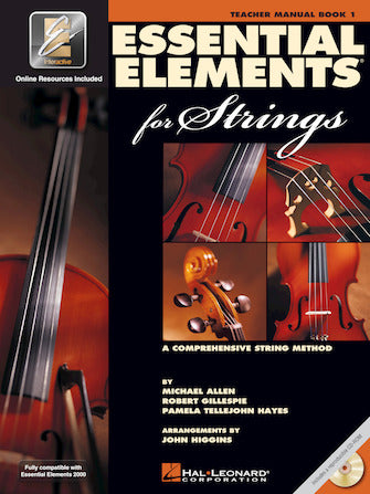 Essential Elements for Strings Book 1 with EEi Teacher Manual - Comprehensive Violin, Viola, Cello & Bass Instruction Guide for Music Teachers & Students - Perfect for Classroom Lessons, Private Teaching & Home Practice