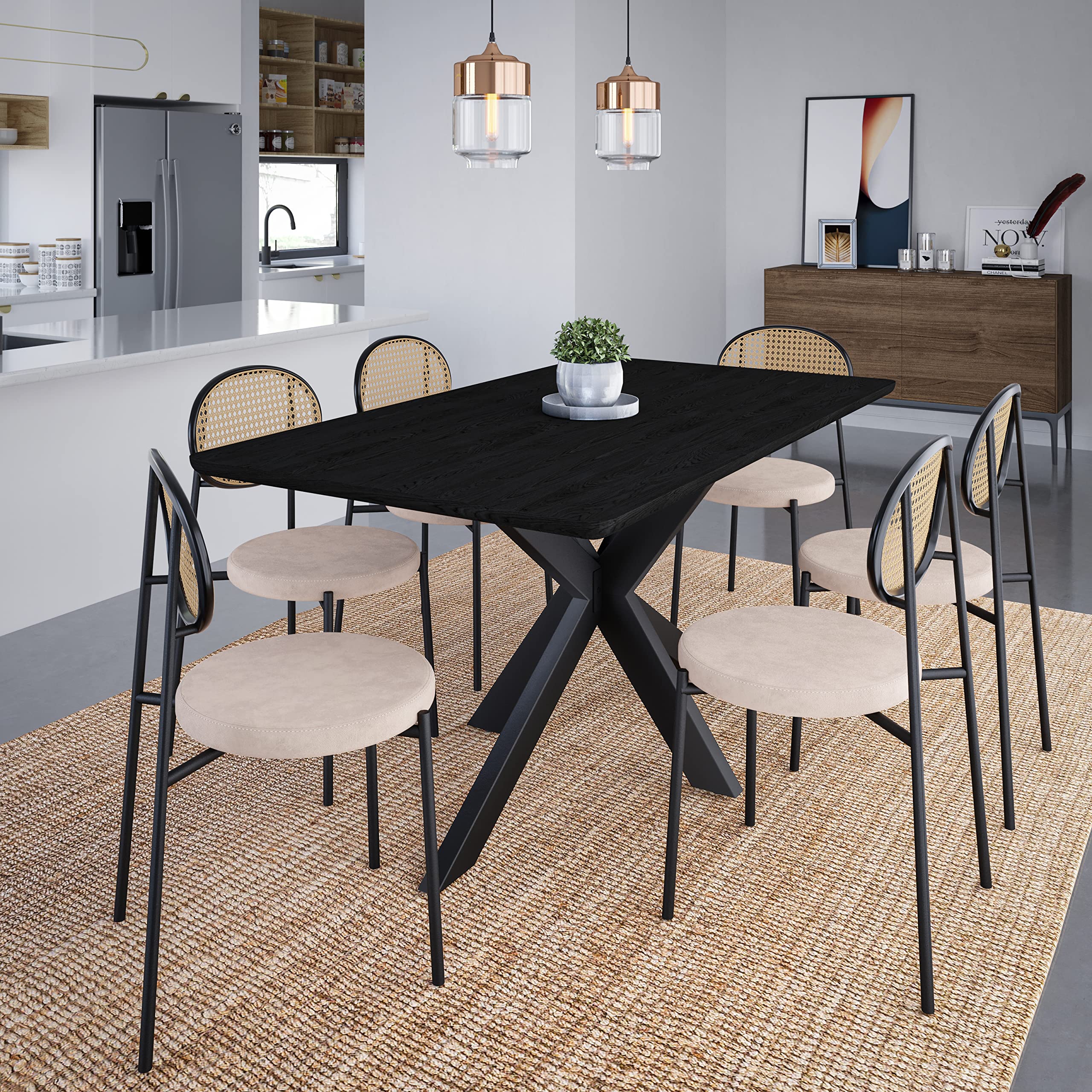 LeisureMod Ravenna Dining Table - 35.44