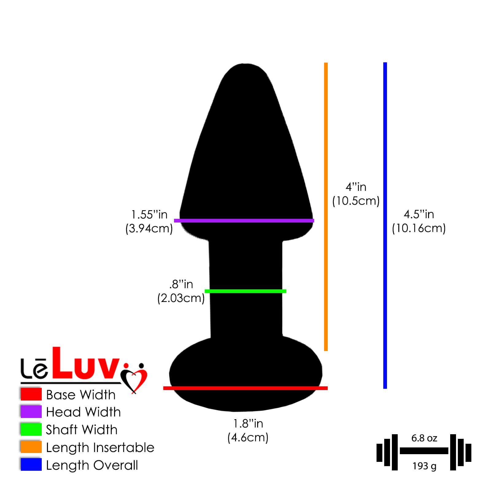 Premium LELUV Deluxe Glass Dildo & Butt Plug Set - 5 Piece BDSM Sex Toy Kit with Luxury Padded Storage Pouches (Pink) for Couples Play, Solo Exploration & Sensual Massage